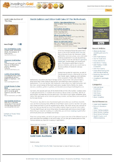 goldsilverinvestments.com Gold Trade: Investing In Gold Bullion Bars and Coins Krugerrands Page